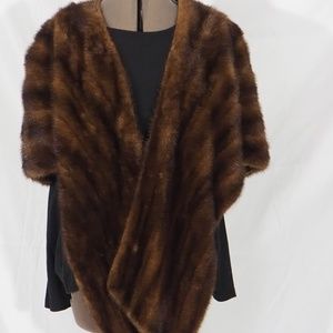 Vintage Brown Fur Stole